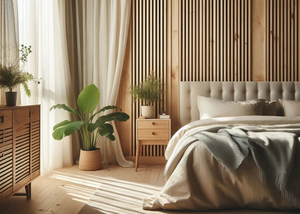 Spice Up Your Bedroom This Summer with Wood Wall Paneling!